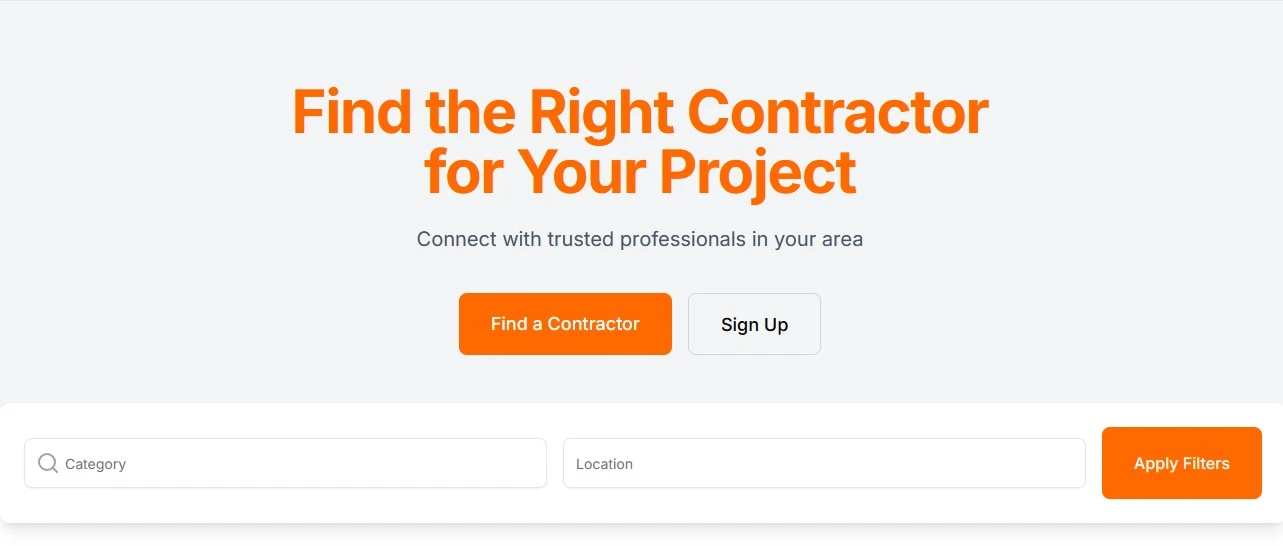 Contractor Marketplace MVP thumbnail